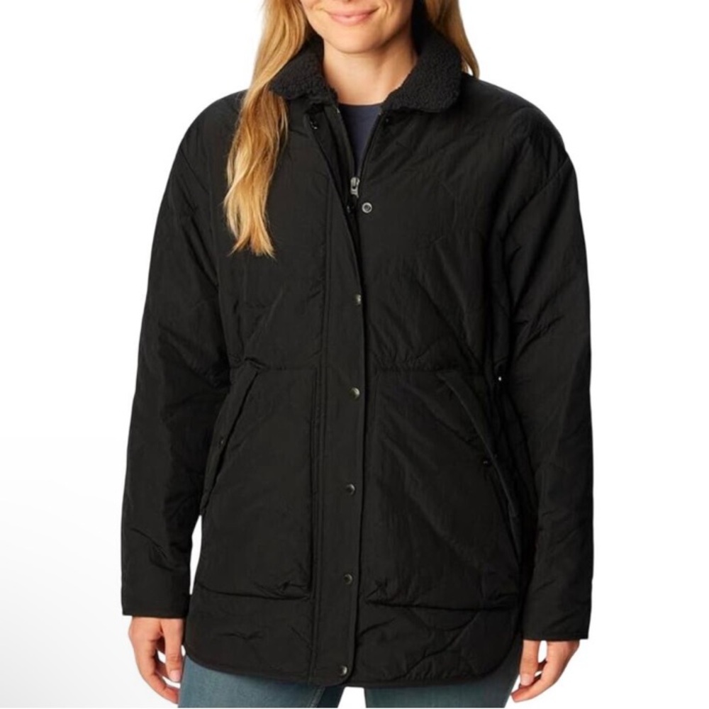 NWT Columbia- Womens Black Birchwood Quilted Jacket